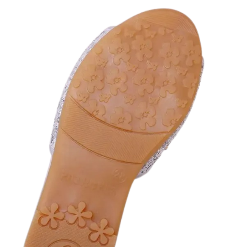 Sandales Plates Princesse des Glaces pour Enfant