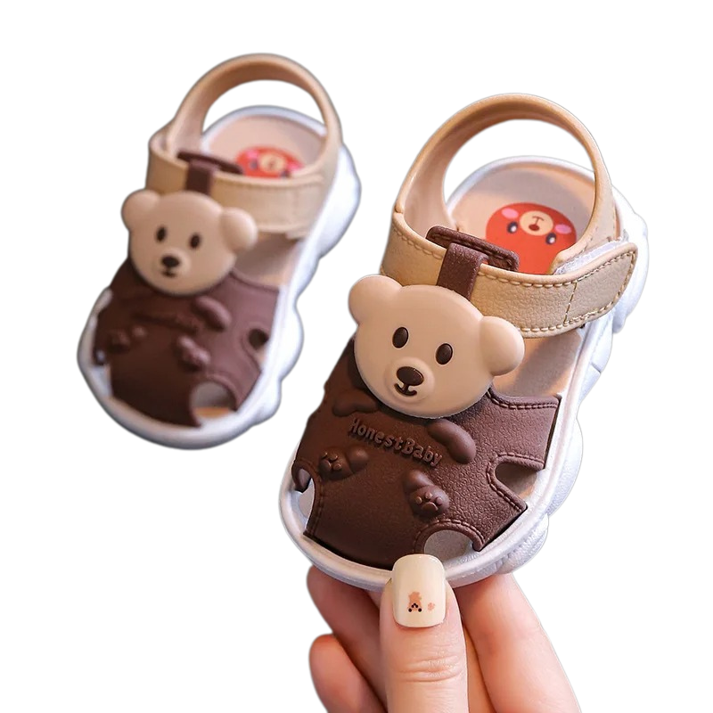 Sandales Bébé Ours – Confort et Douceur pour les Petits Pas