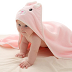 Serviette à Capuche Douce pour Nouveau-Né Bambino