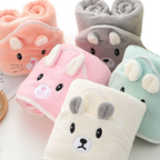 Serviette à Capuche Douce pour Nouveau-Né Bambino