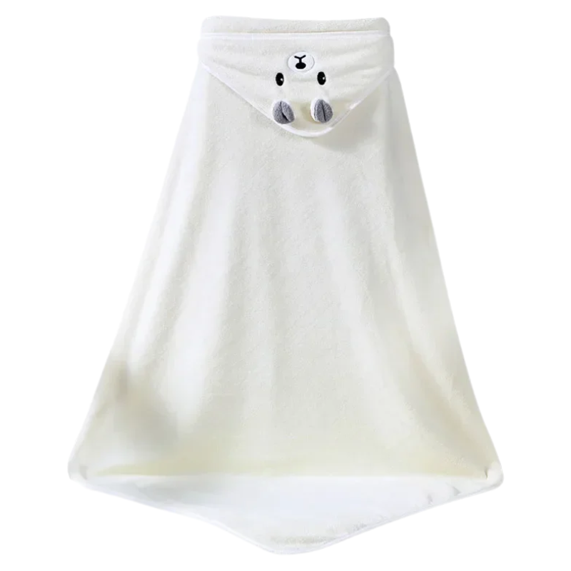 Serviette à Capuche Douce pour Nouveau-Né Bambino