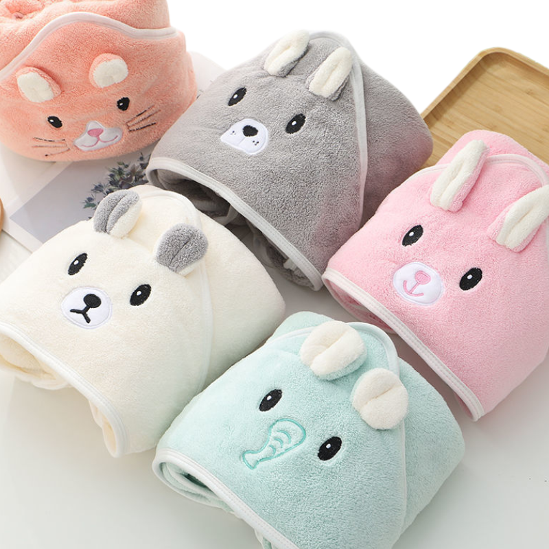 Serviette à Capuche Douce pour Nouveau-Né Bambino