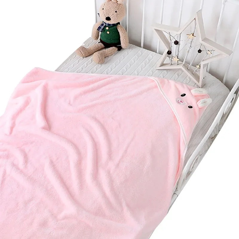 Serviette à Capuche Douce pour Nouveau-Né Bambino
