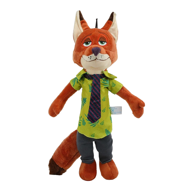 Set de Peluches Renard et Lapine Policier Enfant Bambino