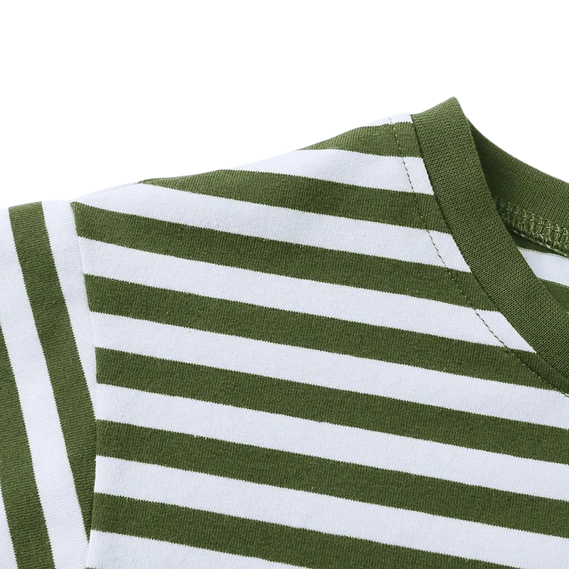 T-shirt Marinière Enfant en Coton – Manches Courtes