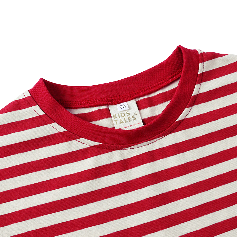 T-shirt Marinière Enfant en Coton – Manches Courtes