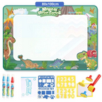 Tapis de Dessin Magique à l’Eau + Stylos Réutilisables pour Enfants
