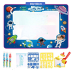 Tapis de Dessin Magique à l’Eau + Stylos Réutilisables pour Enfants