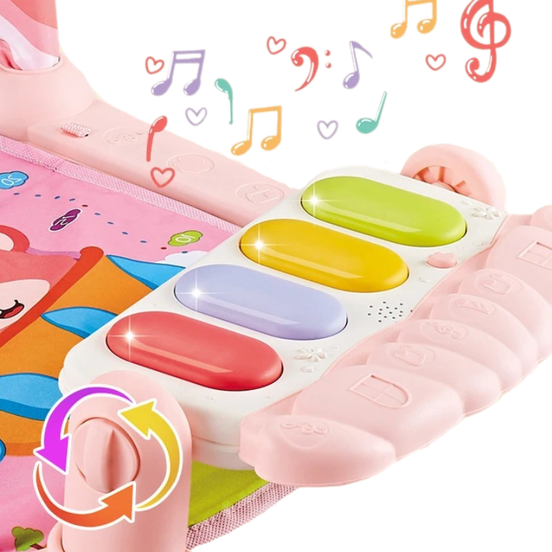 Tapis de Sommeil Bébé avec Hochets et Musique