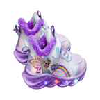 Baskets Princesse Lumineuses en Peluche pour Enfants