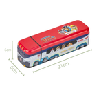 Trousse Scolaire en Métal Design Bus d’Aventure