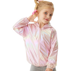 Veste Coupe-Vent Métallisée Enfant avec Capuche