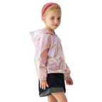 Veste Coupe-Vent Métallisée Enfant avec Capuche