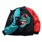 Veste Enfant Coupe-Vent Motif Dinosaure T-Rex