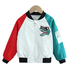 Veste Enfant Coupe-Vent Motif Dinosaure T-Rex