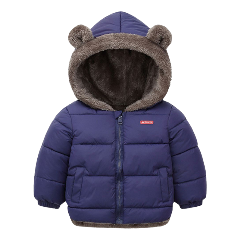 Veste Enfant Réversible en Peluche