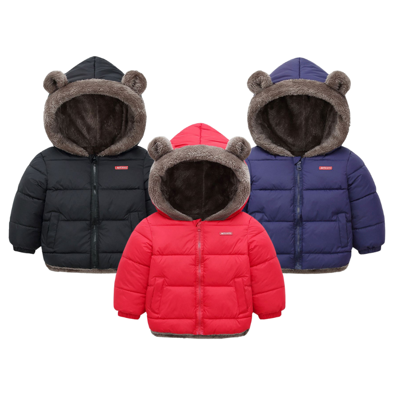 Veste Enfant Réversible en Peluche