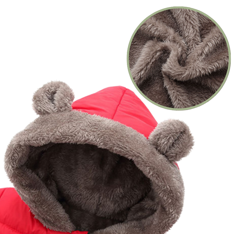Veste Enfant Réversible en Peluche