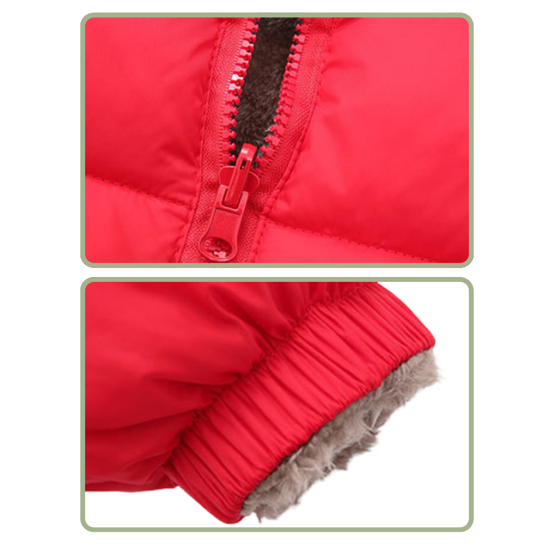 Veste Enfant Réversible en Peluche