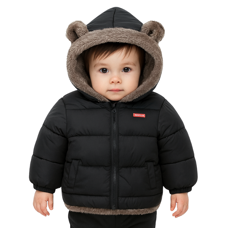 Veste Enfant Réversible en Peluche