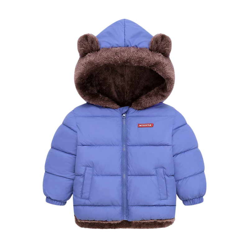Veste Enfant Réversible en Peluche