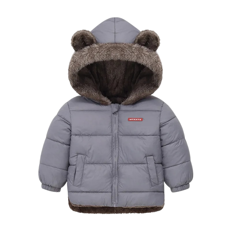 Veste Enfant Réversible en Peluche