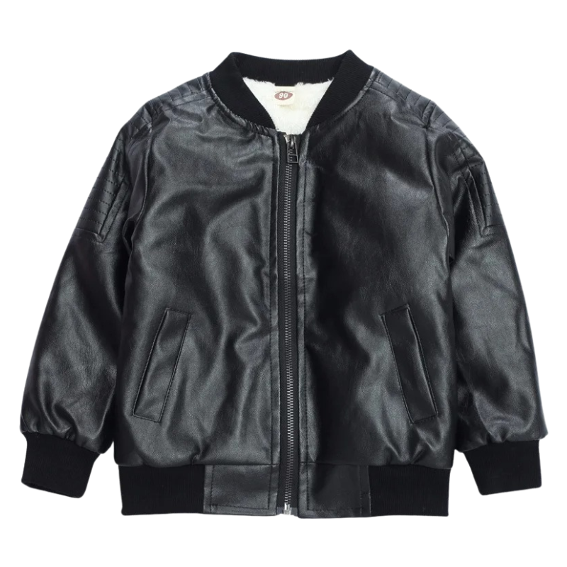 Veste en Cuir Enfant Garçon
