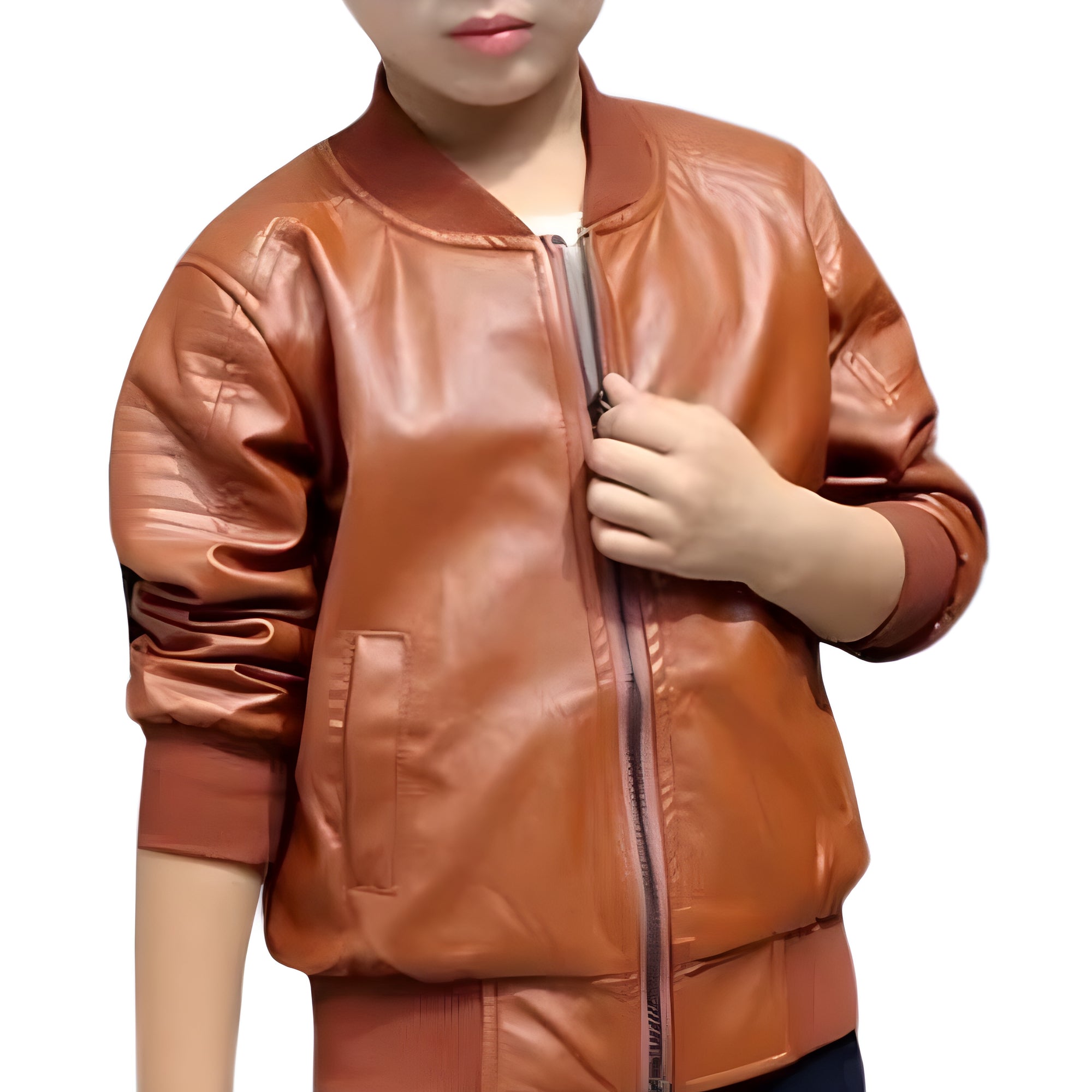 Veste en Cuir Enfant Garçon