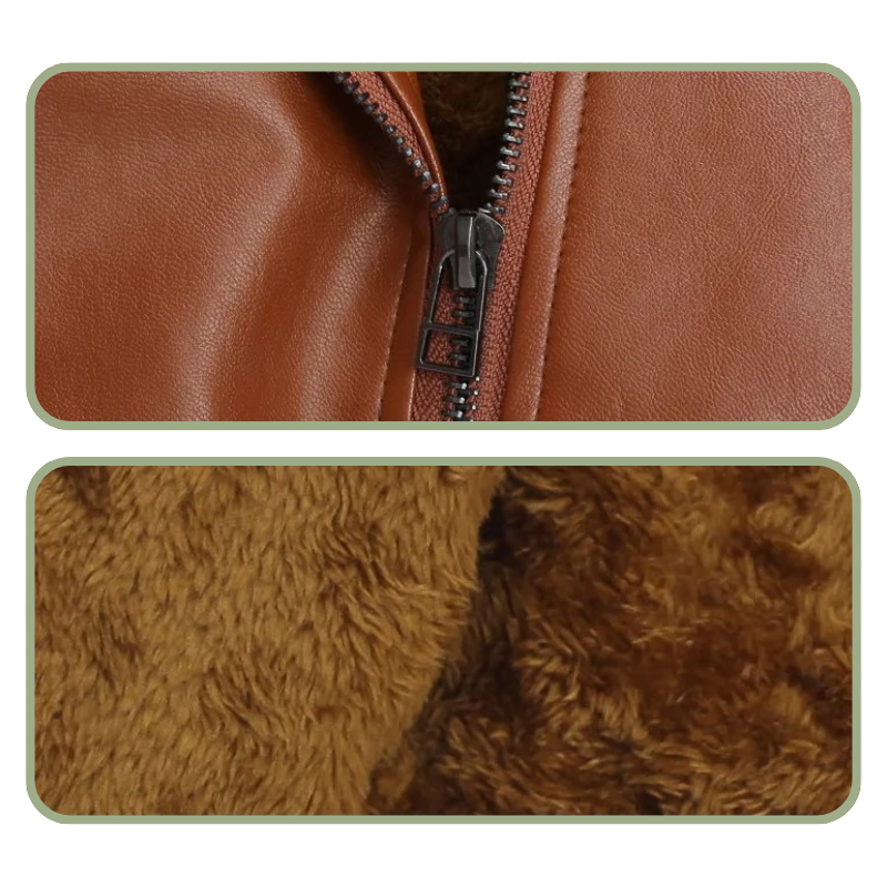 Veste en Cuir Enfant Garçon