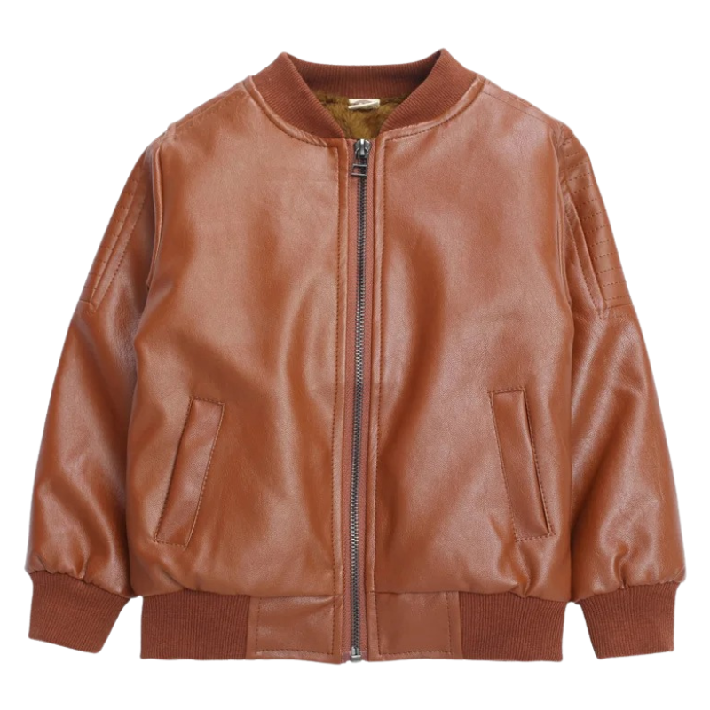 Veste en Cuir Enfant Garçon