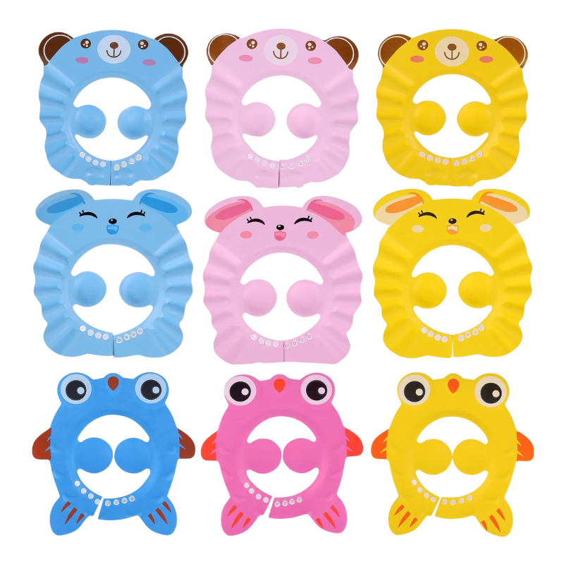 Visière de Bain Pour Bébé - Protection des Yeux et des Oreilles